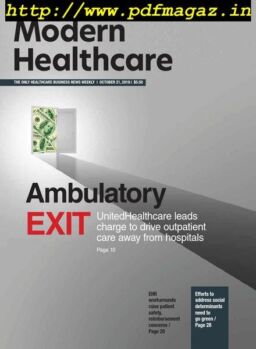 Modern Healthcare – October 21, 2019