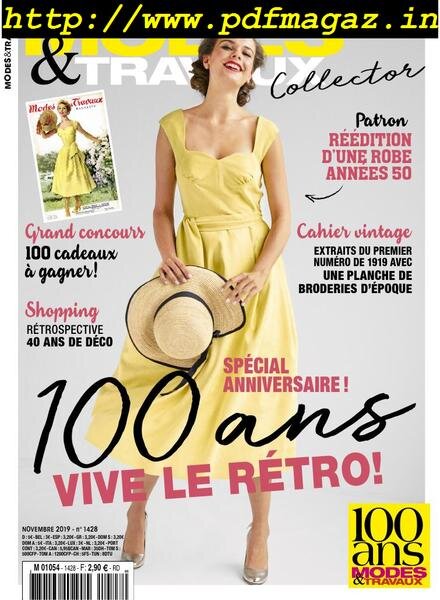 Modes & Travaux – novembre 2019 Cover