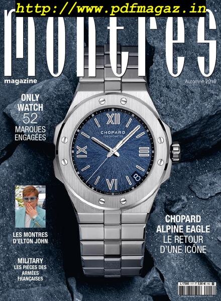 Montres Magazine – aout 2019 Cover