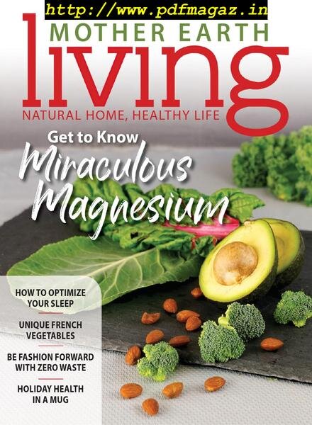 Mother Earth Living – November-December 2019 Cover