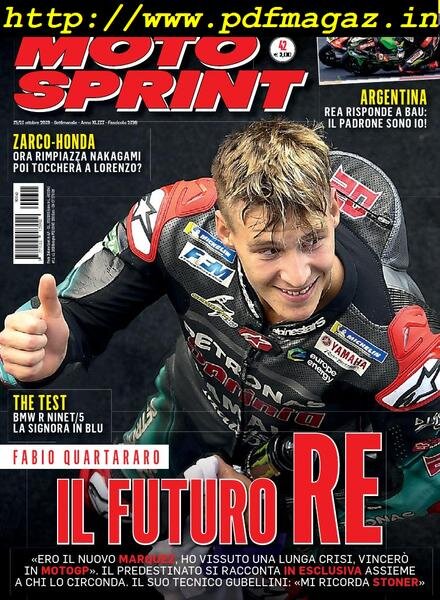 Moto Sprint – 15 Ottobre 2019 Cover