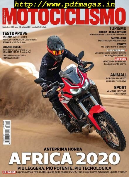 Motociclismo Italia – Ottobre 2019 Cover