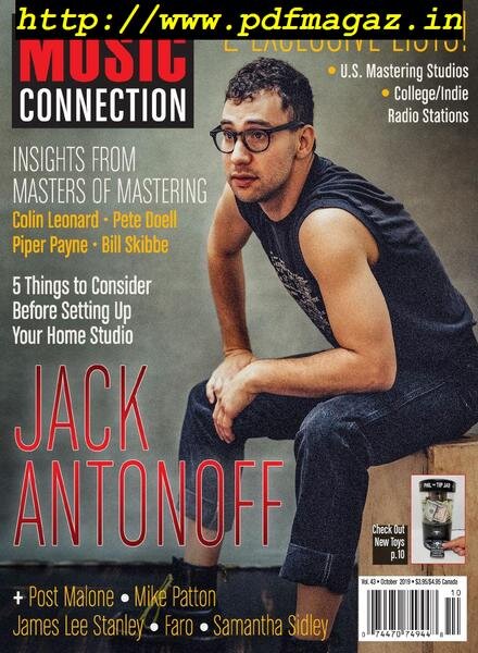 Music Connection – October 2019 Cover