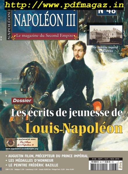 Napoleon III – septembre 2019 Cover