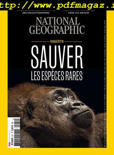 National Geographic France – Octobre 2019 Cover