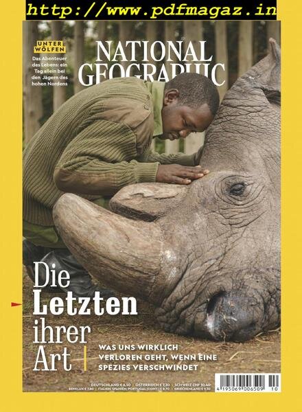 National Geographic Germany – Oktober 2019 Cover
