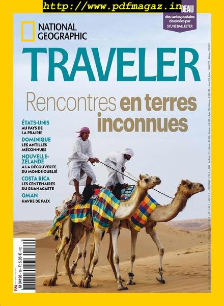 National Geographic Traveler France – Octobre-Decembre 2019 Cover