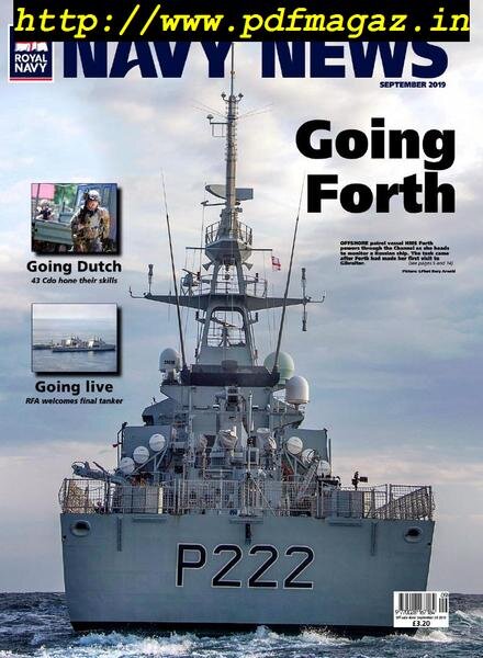 Navy News – September 2019 Cover