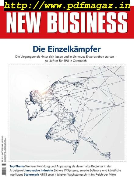 New Business – Oktober 2019 Cover