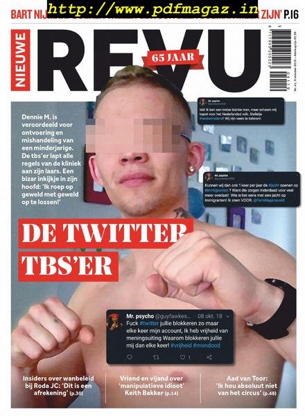 Nieuwe Revu – 09 oktober 2019 Cover