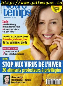 Notre Temps – Novembre 2019