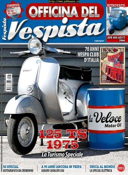 Officina del Vespista – luglio 2019 Cover