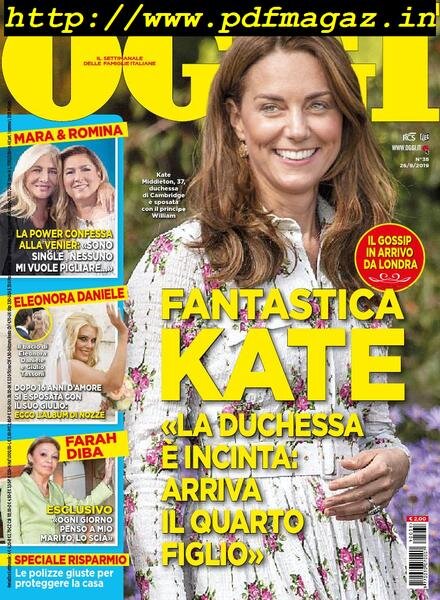 Oggi – 26 settembre 2019 Cover