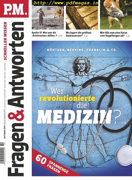 P.M Fragen & Antworten – Oktober 2019 Cover