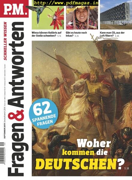 P.M Fragen & Antworten – September 2019 Cover