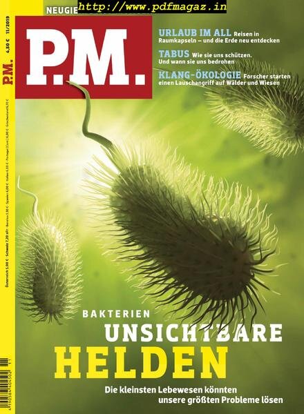 P.M Magazin – November 2019 Cover