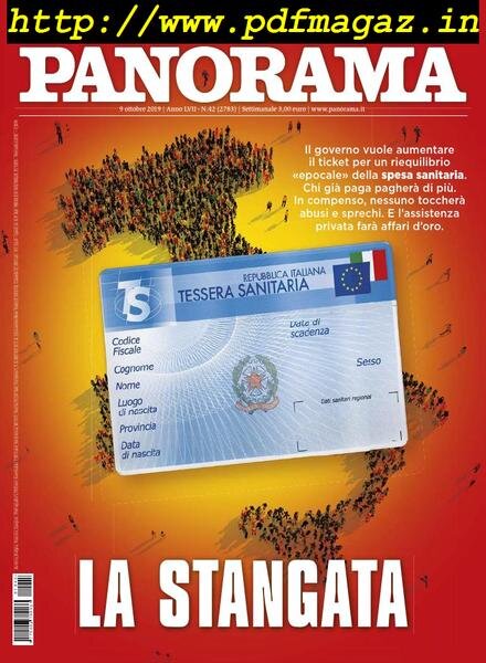 Panorama Italia – 09 ottobre 2019 Cover