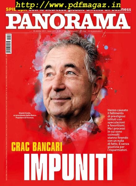 Panorama Italia – 30 ottobre 2019 Cover