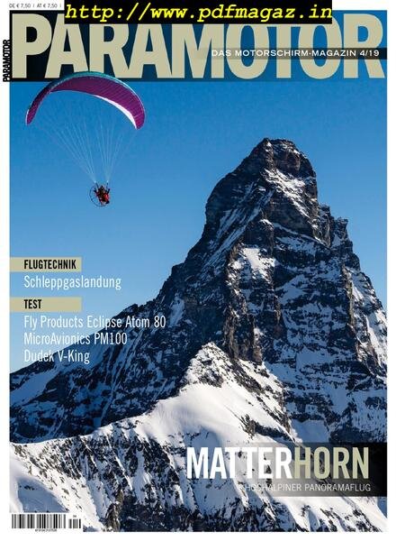 Paramotor Magazin – September 2019 Cover
