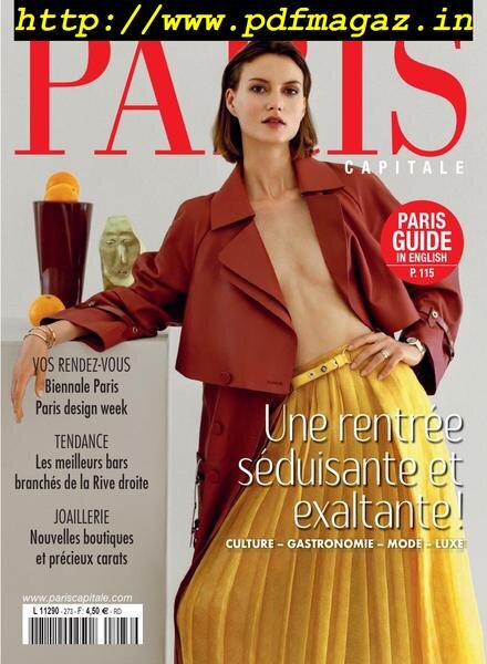 Paris Capitale – 10 septembre 2019 Cover