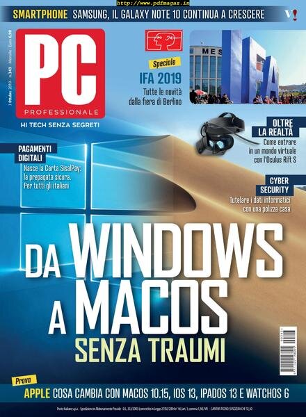PC Professionale – ottobre 2019 Cover