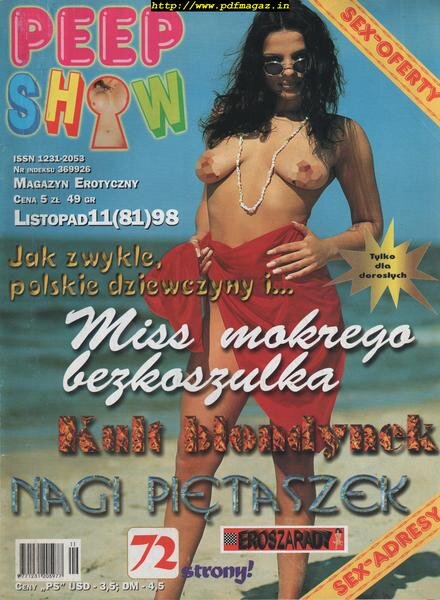 Peep Show – 11, 1998 Cover