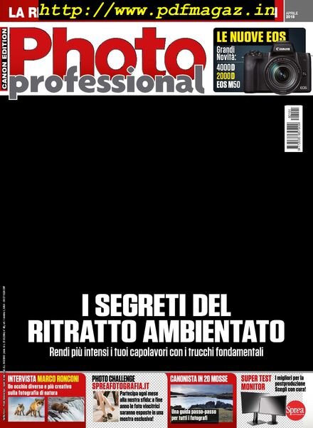 Photo Professional – Aprile 2018 Cover