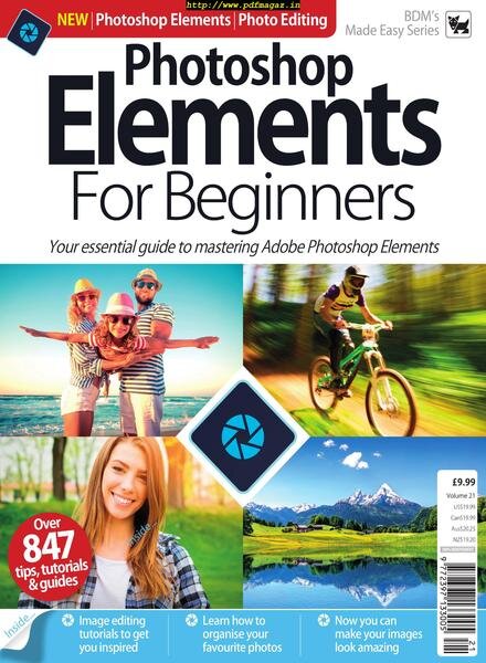 Photoshop Elements for Beginners – September 2019 Cover