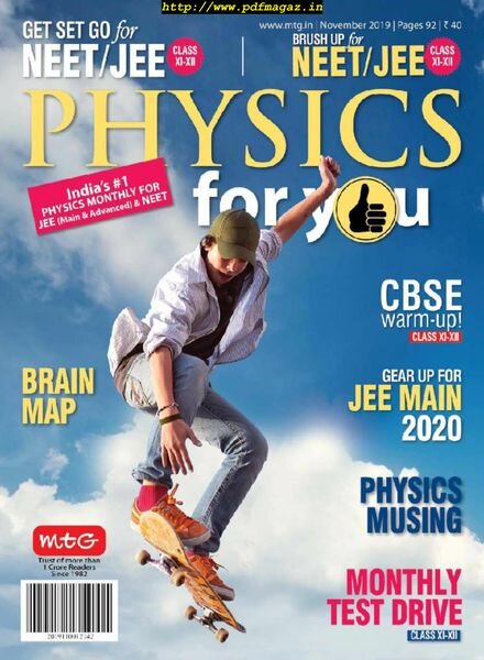 Physics For You – November 2019 Cover