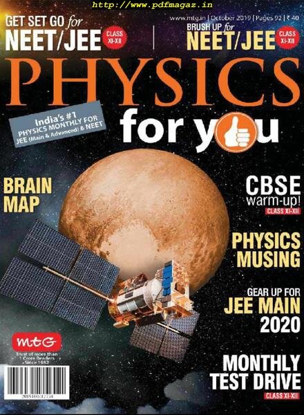 Physics For You – October 2019 Cover