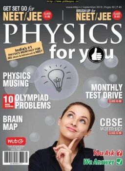 Physics For You – September 2019