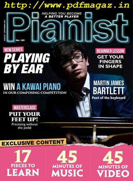 Pianist – August – September 2019 Cover