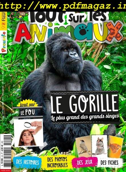 Pirouette Tout sur les Animaux – octobre 2019 Cover