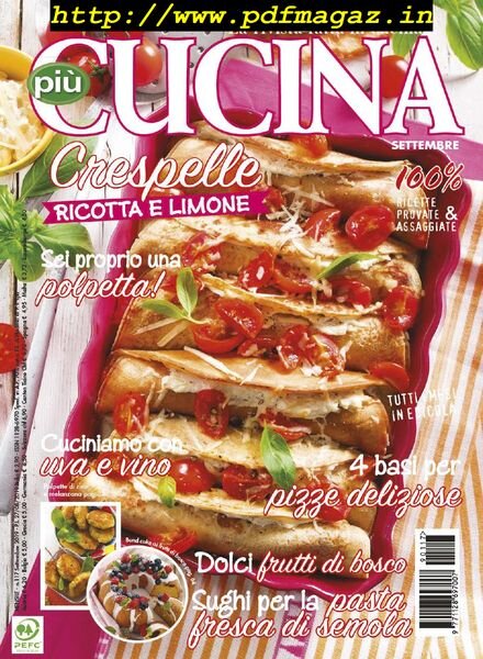 piuCUCINA – Settembre 2019 Cover