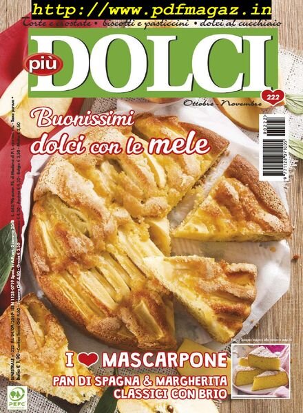piuDOLCI – Ottobre-Novembre 2019 Cover