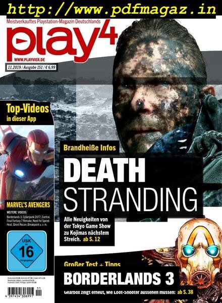 Play4 Germany – Oktober 2019 Cover