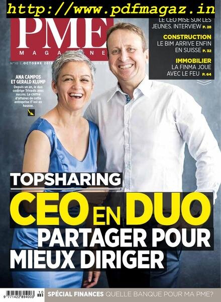 PME Magazine – octobre 2019 Cover