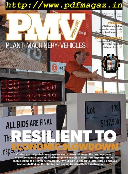 PMV Middle East – October 2019 Cover