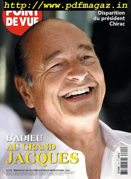 Point de Vue – 26 septembre 2019 Cover