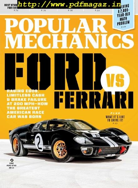 Popular Mechanics USA – November 2019 Cover