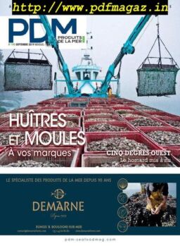 Produits de la Mer – 01 septembre 2019