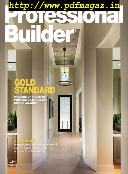 Professional Builder – September 2019 Cover