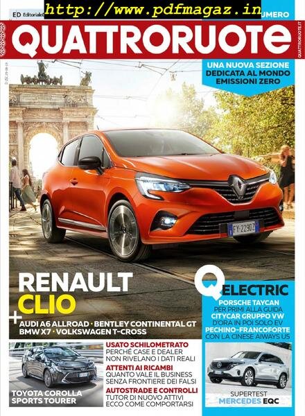 Quattroruote Italia – settembre 2019 Cover