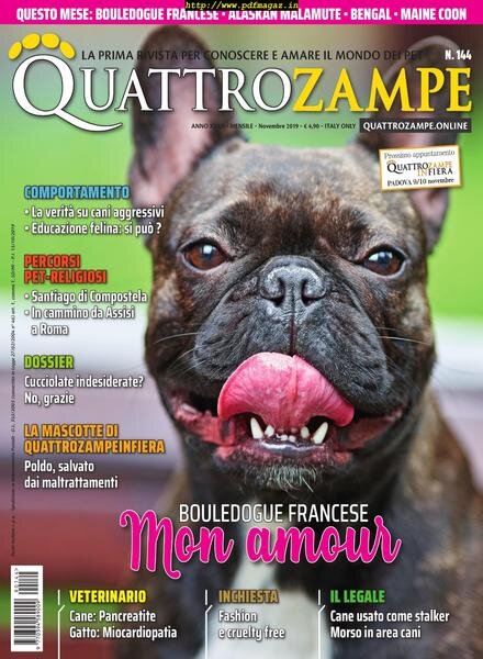 QuattroZampe – novembre 2019 Cover