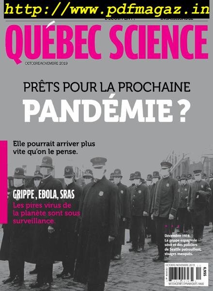 Quebec Science – Octobre-Novembre 2019 Cover