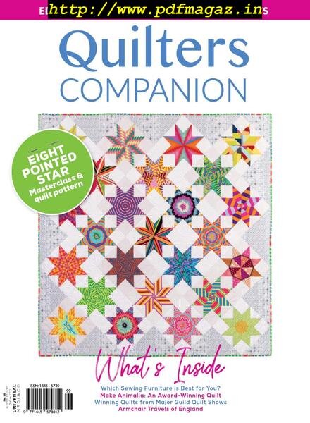 Quilters Companion – September 2019 Cover