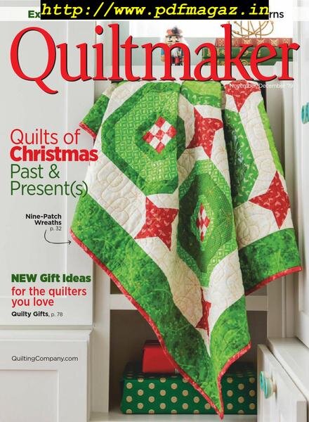 Quiltmaker – November 2019 Cover