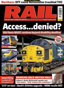 Rail – October 23, 2019
