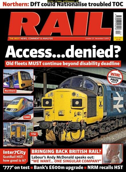 Rail – October 23, 2019 Cover