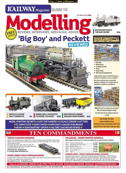 Railway Magazine Guide to Modelling – October 2019 Cover